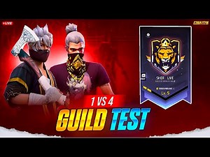 GUILD TEST ONLY FOR TODAY ⭐🚀GO FOR 150K🔥😎🖥#classyff #shortslive #verticallive #freefire #shortsfeed