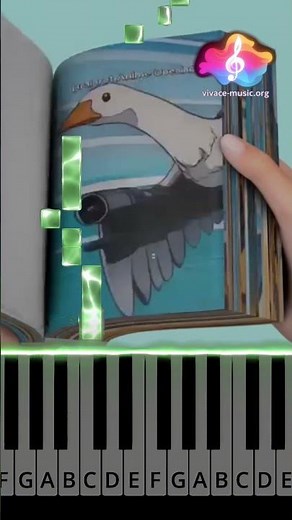 BRAINROT: ANIME OPENING – Easy Piano Tutorial (One Hand + Falling Notes) #brainrot