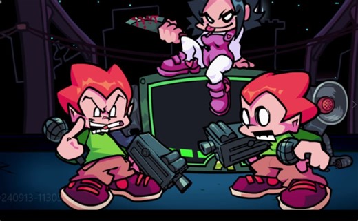 【FNF】官方更新 V0.5.0版本 新可玩角色Pico-Remix曲目＋bf新曲目 全流程演示！！！！