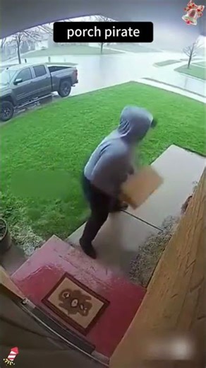 Porch exploding package box with glitter🏳️‍🌈✨🦄#porchpiratecaught #glitter #package #prank #fyp