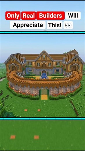 Ultimate Castle Mansion Build 🏰 #minecraft #shorts