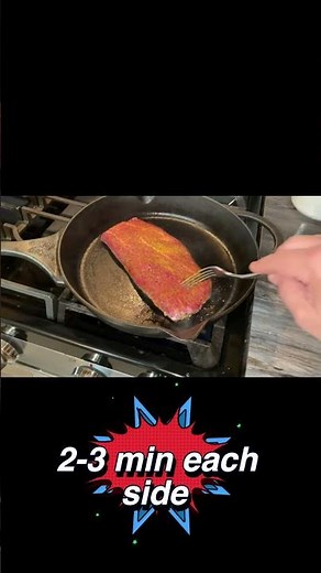 Flat Iron Steak using #8 Griswold Cast Iron