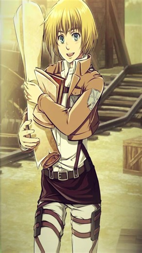 Celebrating Armin from Attack on Titan 😜