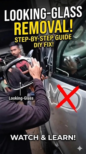 How to Remove Side Mirror / Looking Glass on Toyota HiAce | Easy DIY Guide #shorts