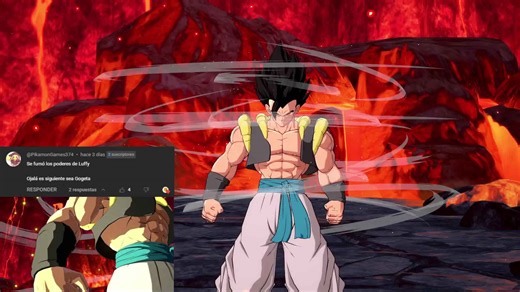 Intro de Gogeta SSJB desde otra perspectiva | DBFZ