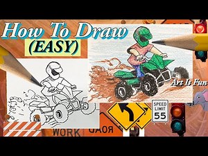 4 Wheeler | Drawing for Beginners | Fun Drawing Tutorials
