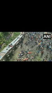 Drone visuals of damage due to the deadly accident at Odisha's...