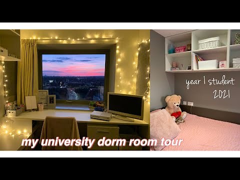 My university dorm room tour || 2021 UK Year 1 student