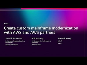 AWS re:Invent 2025 - Customize Your Mainframe Modernization with Composable agentic AI (MAM347)