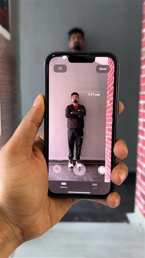Yogesh Verma on Instagram: "Measure Height with iphone! 📲 #ios26 #tech #iphoneonly #tipsandtricks #iphone #iphonetips #iphonetrick #techreels #tipsandtricks #height #measure #iphone17 #iphone17pro #iphone17promax"