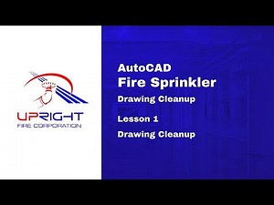 AutoCad Fire Sprinkler Drawing Cleanup Lesson 1