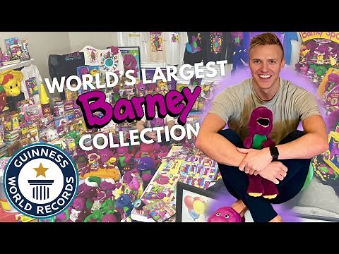 World's Largest Barney Collection | Guinness World Record Holder