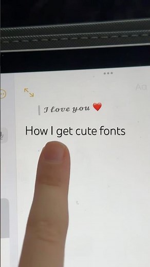 How to get cute fonts! #fonts #preppy #aesthetic #fontslove #keyboard #electronics #ipad #appleipad￼