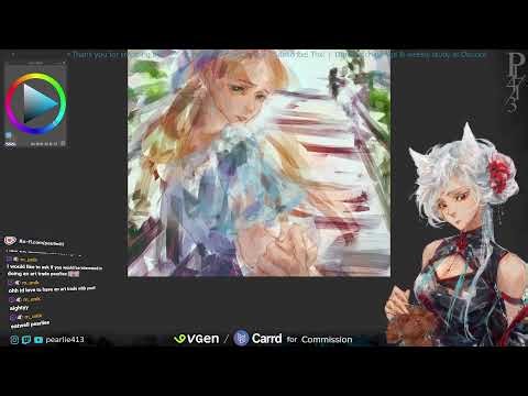 [Eng./中] 1 down, many more drawings to go 😤😂 || !comm !discord