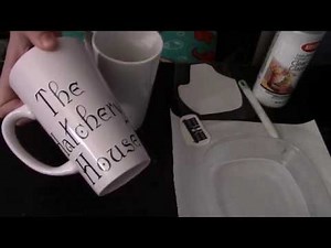 How to epoxy a water slide decal with vinyl on a mug.