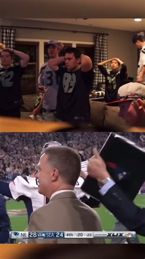 Boston Sports Throwback on Instagram: "Seahawks fans reacting to the Malcolm Butler interception (video created by me)"