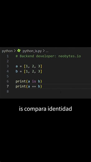 Python — este operador no hace lo que crees