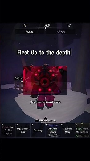 Here's how to get the Ancient depth Serpent #roblox #fisch #edit