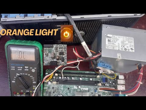 Dell optiplex 780 computer mother board repair | how to fix orange light | ኦሬንጅ ላይት |