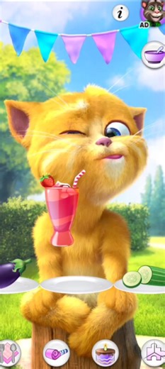 Talking Ginger 2 🌶️🍒🍎 // talking ginger cat //talking ginger funny videos /