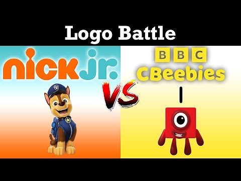 Nick Jr. VS CBeebies - Logo Battle