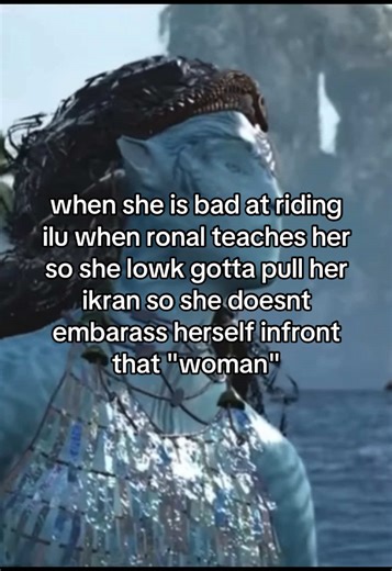 she would choose to find a way to erase her embarassment infront of her #avatar #avatarthewayofwater #deletedscene #ronal #neytiri