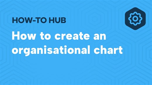 How to create an organisational chart