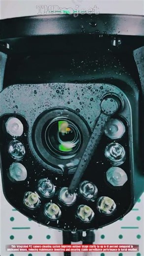 Innovative PTZ Security Camera Cleaning System Technology : Best Clear Vision Control