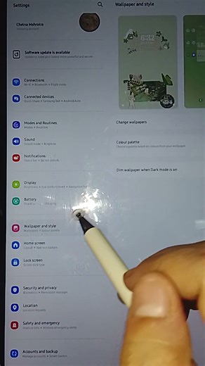 how to customize apps on samsung a9+ tablet #shorts #viral #samsunggalaxy #tablet #aesthetic