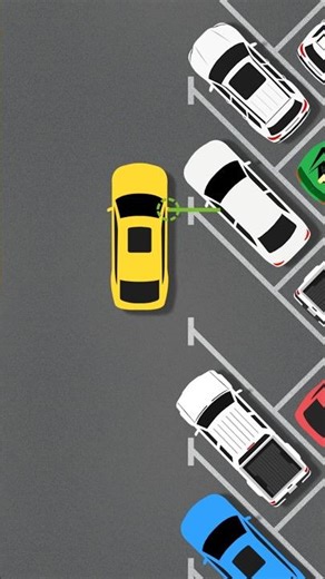 Perfect Angle Parking: First Try Every Time #driving #cars #parking #safety #skills