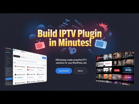 Make Your Own IPTV WordPress Plugin in Minutes | Stream Live TV on Your WP Site 📺🔥