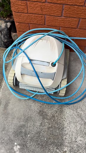 Today’s little poolside project. Gave this Maytronics E10 robotic cleaner a bit of TLC — fresh tire tracks, new front and back wheels, bushings, and a clean new basket. Nothing major, just helping an old workhorse run smooth again. I actually enjoy these small touch-ups… it’s weirdly satisfying watching a tired robot come back to life and get ready for another round of pool cleaning duty 🤖💦 If you’re a robot-cleaner nerd like me, you’ll get it. If not… enjoy the oddly calming pool content anyw