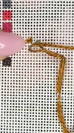 Replying to @Natasha Sudderth Wom here’s a short overview about how to stitch the diagonal scotch stitch for needlepoint. I love this stitch and I probably overuse it!! I think it is so beautiful and its very simple to learn. Will you be giving it a try?? #needlepoint #needlepointtutorial #needlepointtiktok #needlepointstitch
