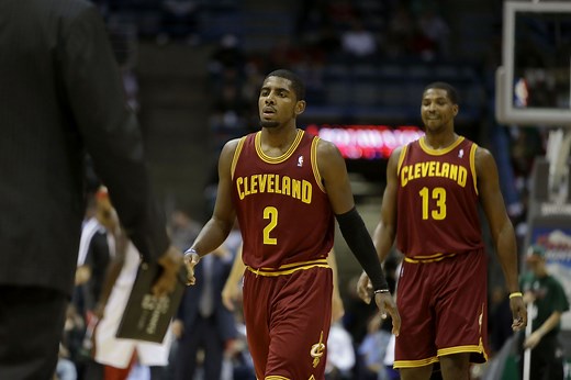 Which college did Kyrie Irving attend and how did he fare there?