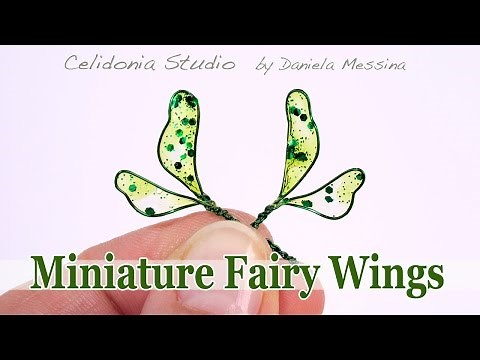 Simple Miniature Fairy Wings Tutorial DIY