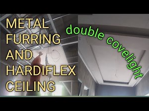 ceiling design/metal furring/hardiflex installation/paano magkisame/how to install ceiling