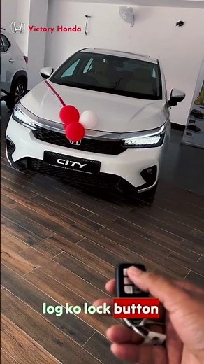 Start your Honda City using a remote - keyless entry system with remote start