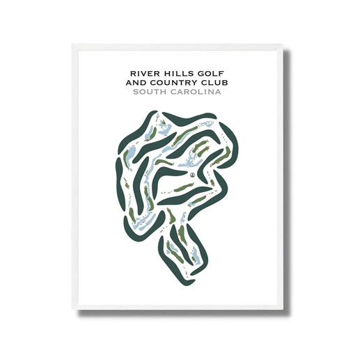 River Hills Golf & Country Club, SC | Golf Course Map, Golf Map, Golfer Gift for Him, Scorecard Layout,golfer Boyfriend Gift,art Print Decor - Etsy
