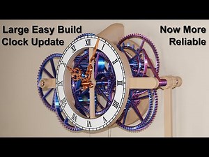 Large Easy Build Clock Update