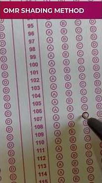 OMR Shading method 🤩 NEET 2025 #omrshading #neet2025exam #neetug