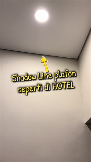Desain Plafon Shadow Line untuk Estetika Modern