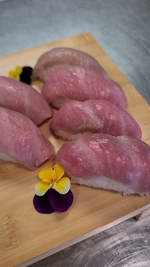 Enjoy the Japanese delicacy O-Toro (fatty tuna) that has been hand processed by our expert chef Park Perfect fish for sashimi & sushi tonight | HoneyBeesyarmouth | Facebook