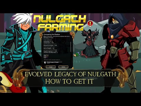 AQW How to get Evolved Legacy Of Nulgath (Free Player)| Conquering The Shadow Guide /join archportal
