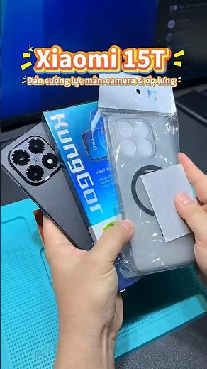 3 accessories for the Xiaomi 15T phone: screen protector and camera lens protector.