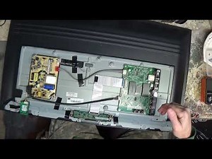 TCL LED t.v. Model 32 inch S301. Teardown to bare metal, ID parts and boards