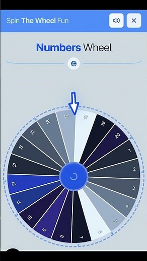 Random number 1 - 20 #spinthewheelchallenge #spinthewheel #number #randomnumber #numbers