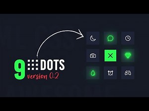 9 Dots Navigation Menu using Html CSS & Javascript