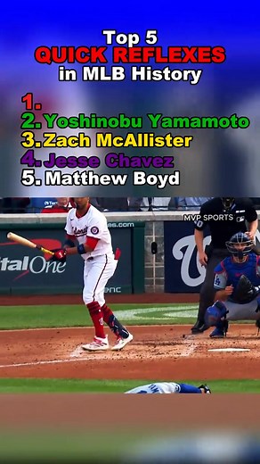60K views · 1.2K reactions | Top 5 Quick Reflexes in MLB History #mlb #baseball | Sleek Strikeout | Facebook