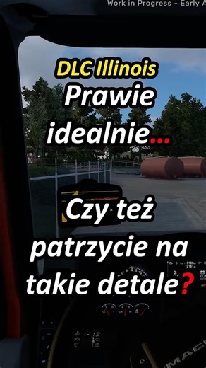 ATS gracze też patrzą przez szybę, czy naczepa jest równo?