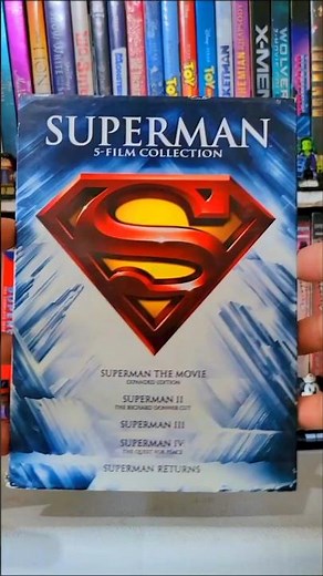 SUPERMAN 5-FILM COLLECTION DVD #Superman #DCMovies #DVDCollection #ElAlexShow #ManofSteel